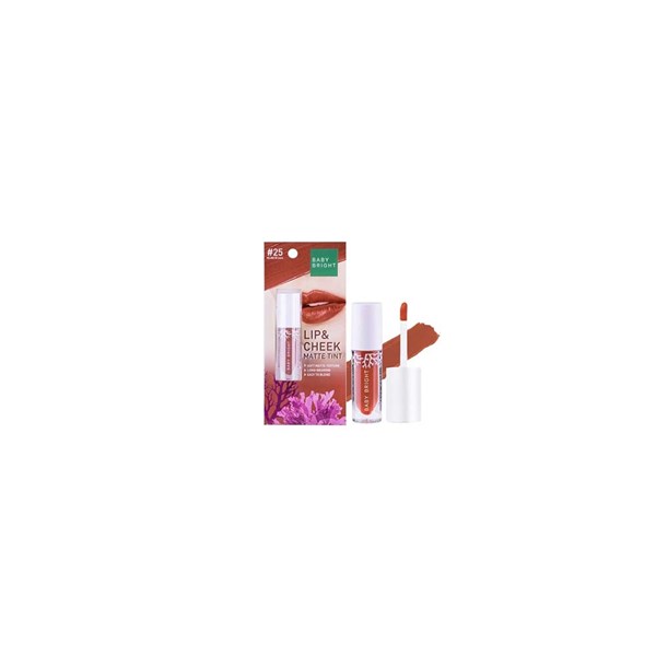 Baby Bright 25# MLBB Brown Non-Glossy Tint for Lips and Cheeks