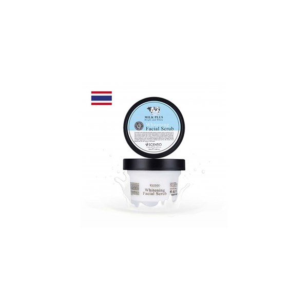 Milk Whitening Facial Scrub with Coenzyme Q10